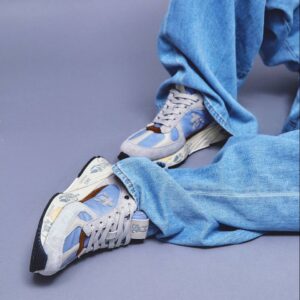 Light Blue Casual Sneakers