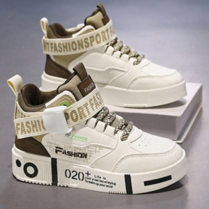 Men's White High Top Sneakers
