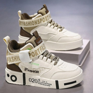 Men's White High Top Sneakers