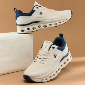 Men's White Navy Sports Shoes