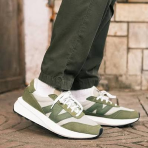 Men's Olive Green Running Sports Shoes