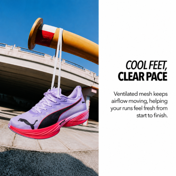 Men's Lavender Running Sports Shoes