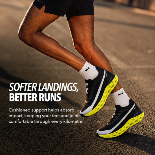 Men's Black Running Shoes