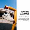 Men's White Navy Sports Shoes