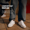 Men's White Casual Sneakers