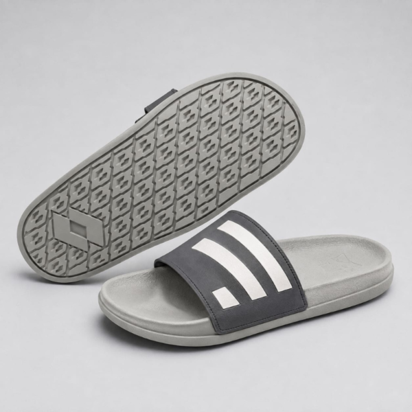 Men's Grey Slides