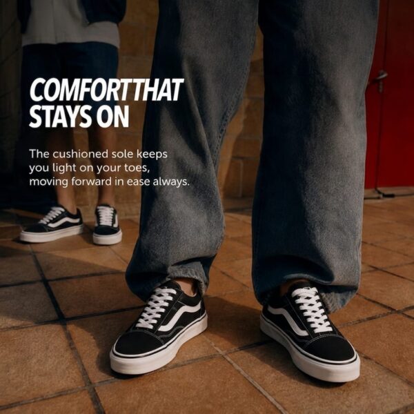 a62b327a-5fc8-4520-b00e-531a188555ac Men's Black White Casual Sneakers